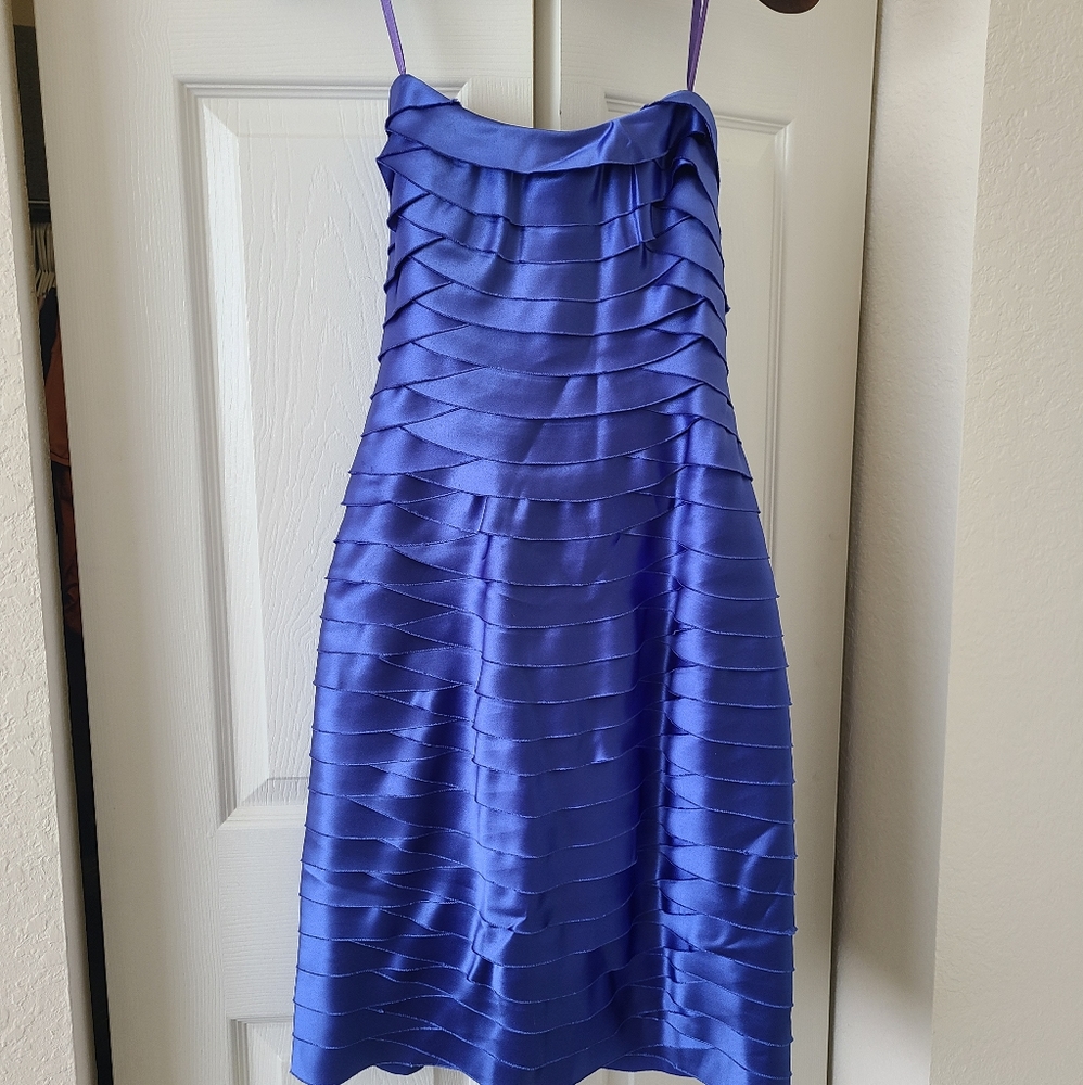 BCBG strapless stain dress